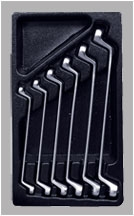 Набор ключей накидных 8-19 мм 6 шт